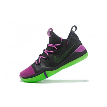 Newest Nike Kobe AD Black Purple-Green Shoes